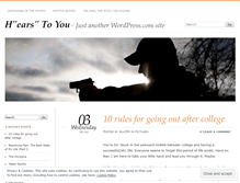 Tablet Screenshot of hearstoyou.wordpress.com