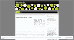 Desktop Screenshot of marketrends.wordpress.com