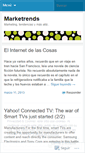 Mobile Screenshot of marketrends.wordpress.com