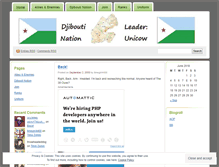 Tablet Screenshot of djiboutiarmy.wordpress.com