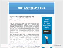 Tablet Screenshot of nabichowdhury.wordpress.com