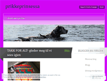 Tablet Screenshot of prikkeprinsessa.wordpress.com