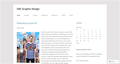 Desktop Screenshot of cbcgraphicdesign.wordpress.com