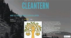 Desktop Screenshot of cleantern.wordpress.com