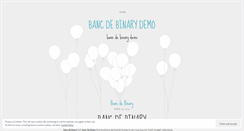 Desktop Screenshot of entertainment.bancdebinarydemo.wordpress.com