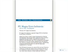 Tablet Screenshot of magnatyresindonesia.wordpress.com