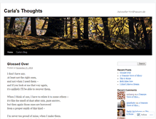 Tablet Screenshot of carlainflight.wordpress.com