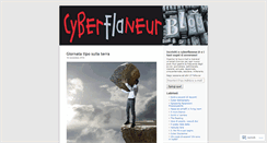 Desktop Screenshot of cyberflaneur.wordpress.com