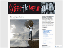 Tablet Screenshot of cyberflaneur.wordpress.com