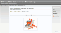 Desktop Screenshot of cholomarketing.wordpress.com