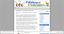 Desktop Screenshot of palabrassobrantes.wordpress.com