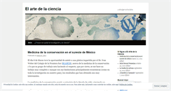 Desktop Screenshot of elartedelaciencia.wordpress.com