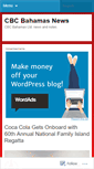 Mobile Screenshot of cbcbahamasnews.wordpress.com
