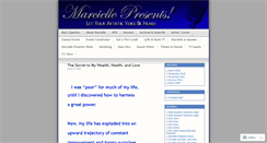 Desktop Screenshot of marciellepresents09.wordpress.com