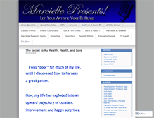 Tablet Screenshot of marciellepresents09.wordpress.com