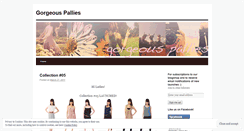 Desktop Screenshot of gorgeouspallies.wordpress.com