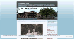Desktop Screenshot of lahuertadejovita.wordpress.com
