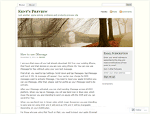 Tablet Screenshot of kentzai.wordpress.com