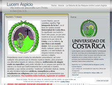 Tablet Screenshot of lucemaspiciocostarica.wordpress.com