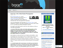 Tablet Screenshot of base10blog.wordpress.com