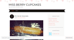 Desktop Screenshot of missberrycupcakes.wordpress.com