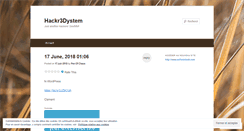 Desktop Screenshot of hackred.wordpress.com