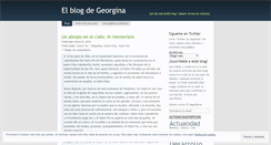Desktop Screenshot of georginatrias.wordpress.com