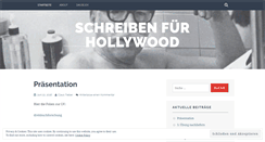 Desktop Screenshot of drehbuch.wordpress.com