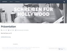 Tablet Screenshot of drehbuch.wordpress.com