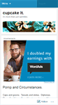 Mobile Screenshot of cupcakeit.wordpress.com