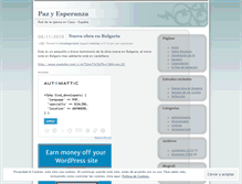 Tablet Screenshot of pazyespe.wordpress.com