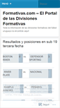 Mobile Screenshot of formativas.wordpress.com