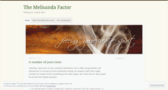 Desktop Screenshot of melisanda.wordpress.com