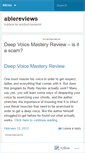 Mobile Screenshot of ablereviews.wordpress.com