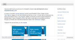 Desktop Screenshot of elizabethsstudio.wordpress.com