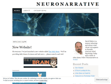 Tablet Screenshot of neuronarrative.wordpress.com