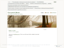 Tablet Screenshot of gacano.wordpress.com