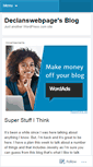 Mobile Screenshot of declanswebpage.wordpress.com