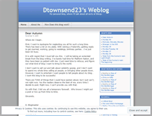 Tablet Screenshot of dtownsend23.wordpress.com
