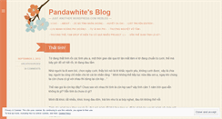 Desktop Screenshot of pandawhite.wordpress.com