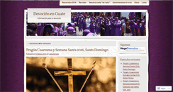 Desktop Screenshot of devocionenguate.wordpress.com