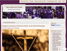 Tablet Screenshot of devocionenguate.wordpress.com