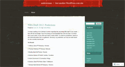 Desktop Screenshot of andrewmaas.wordpress.com