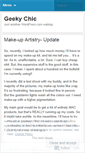 Mobile Screenshot of g33kychic.wordpress.com
