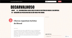 Desktop Screenshot of decarvalho50.wordpress.com