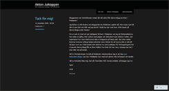 Desktop Screenshot of aktionjulklappen.wordpress.com