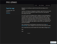Tablet Screenshot of aktionjulklappen.wordpress.com