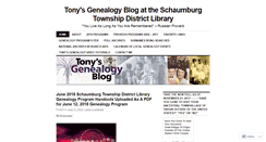 Desktop Screenshot of genealogywithtony.wordpress.com