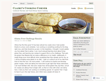 Tablet Screenshot of cookingcorner.wordpress.com