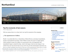 Tablet Screenshot of northamsoul.wordpress.com